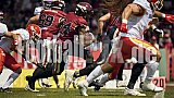 3.Spielwoche der European League of Football (ELF) Season 2024 Madrid Bravos at Rhein Fire am 08.06.2024 im Stadion Niederrhein, 2a Lindnerstraße, Osterfeld, Oberhausen, North Rhine – Westphalia, 46149, Germany. Spiel Endstand 22 : 10. Bildnummer: 2024-06-08_0288 - Elf MadridBravosAtRheinFire