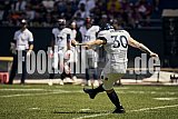10.Spielwoche der European League of Football (ELF) Season 2024 Paris Musketeers at Rhein Fire am 28.07.2024 im Stadion Schauinsland-Reisen-Arena, Margaretenstraße 5-7, 47055 Duisburg. Spiel Endstand 06 : 38. Bildnummer: 2024-07-28_0356 - Elf ParisMusketeersAtRheinFire