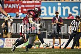 10.Spielwoche der European League of Football (ELF) Season 2024 Paris Musketeers at Rhein Fire am 28.07.2024 im Stadion Schauinsland-Reisen-Arena, Margaretenstraße 5-7, 47055 Duisburg. Spiel Endstand 06 : 38. Bildnummer: 2024-07-28_0728 - Elf ParisMusketeersAtRheinFire