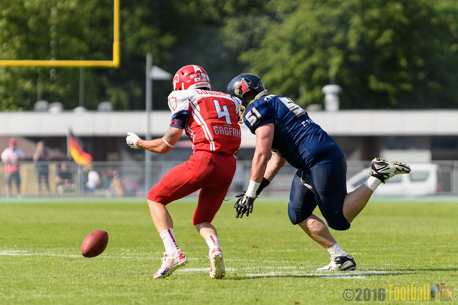 Essen Assindia Cardinals vs. Lübeck Cougars - 05.06.2016 GFL2: Essen Assindia Cardinals vs. Lübeck Cougars (16:35)