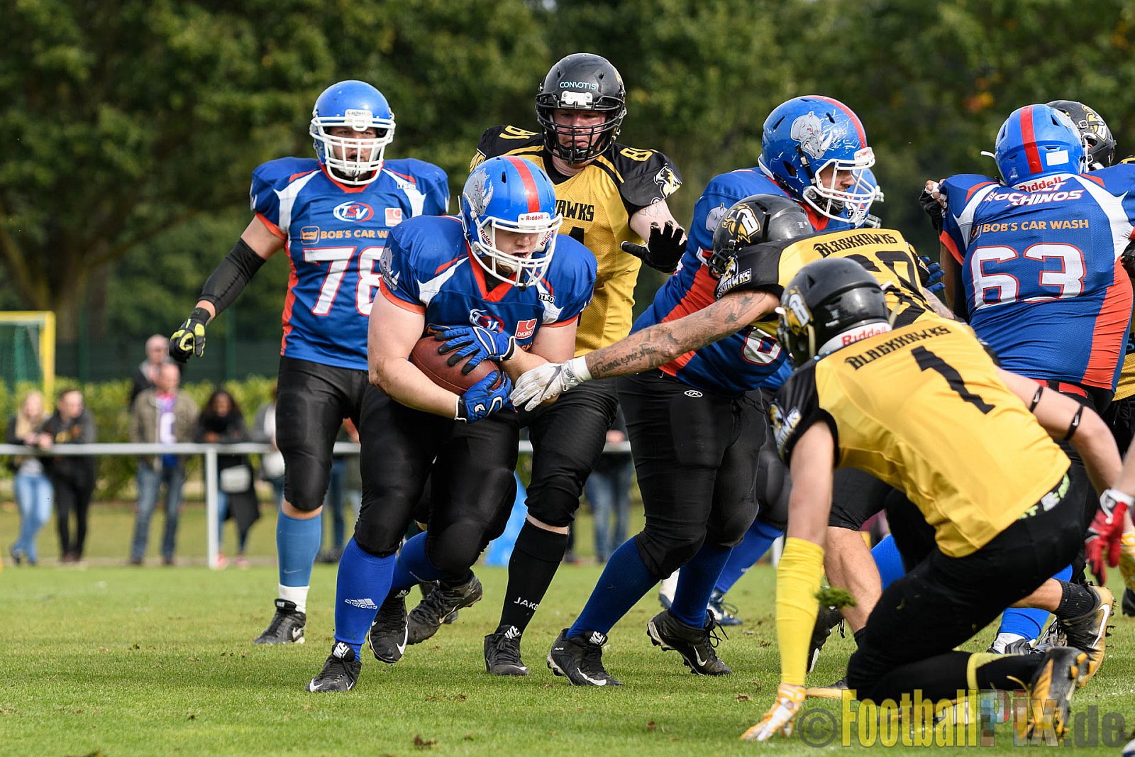 Bocholt Rhinos vs. Münster Blackhawks - 09.10.2016 VL NRW: Bocholt Rhinos vs. Münster Blackhawks (0:41)