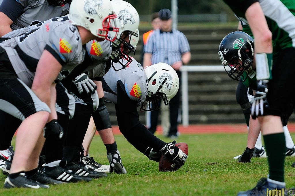 		Rheine Raptors vs. Mnchengladbach Wolfpack  - 13.04.2013 Rheine Raptors vs. Mönchengladbach Wolfpack (20:20) 