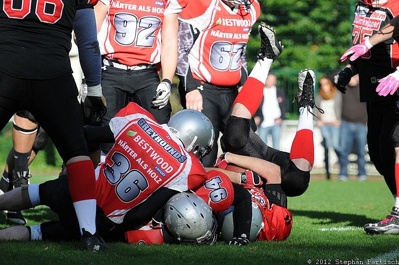 Wuppertal Greyhounds vs. Solingen Paladins II  - 07.10.2012 Wuppertal Greyhounds vs. Solingen Paladins II (6:21) 