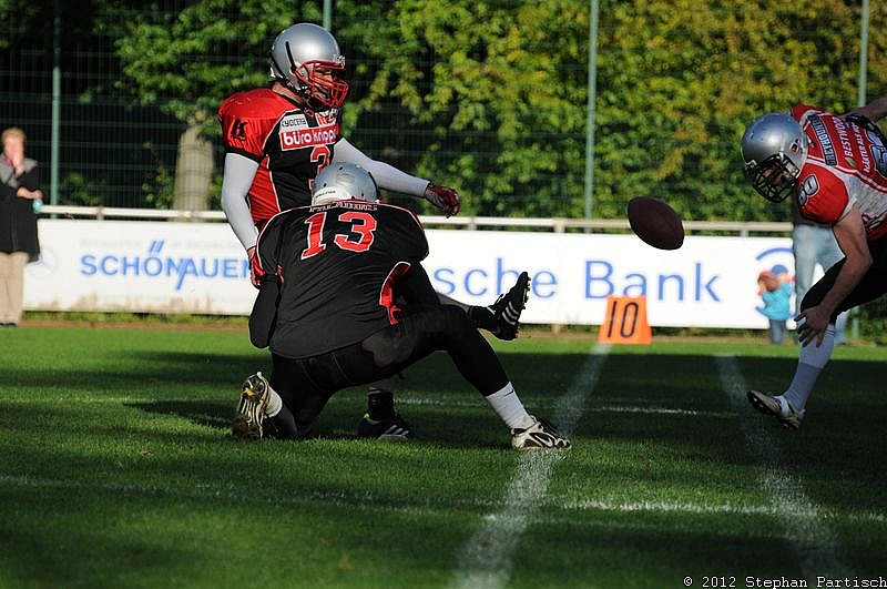Wuppertal Greyhounds vs. Solingen Paladins II  - 07.10.2012 Wuppertal Greyhounds vs. Solingen Paladins II (6:21) 