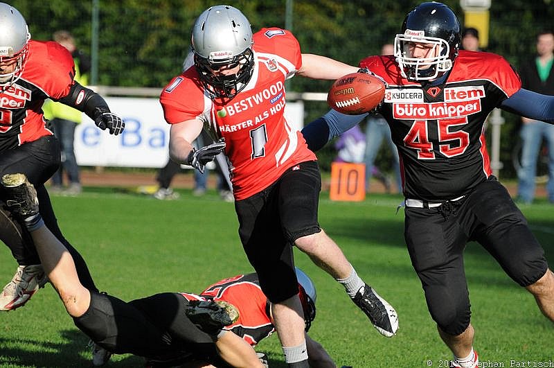 Wuppertal Greyhounds vs. Solingen Paladins II  - 07.10.2012 Wuppertal Greyhounds vs. Solingen Paladins II (6:21) 