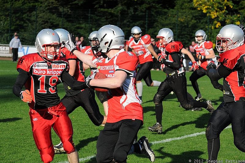Wuppertal Greyhounds vs. Solingen Paladins II  - 07.10.2012 Wuppertal Greyhounds vs. Solingen Paladins II (6:21) 