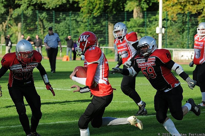 Wuppertal Greyhounds vs. Solingen Paladins II  - 07.10.2012 Wuppertal Greyhounds vs. Solingen Paladins II (6:21) 