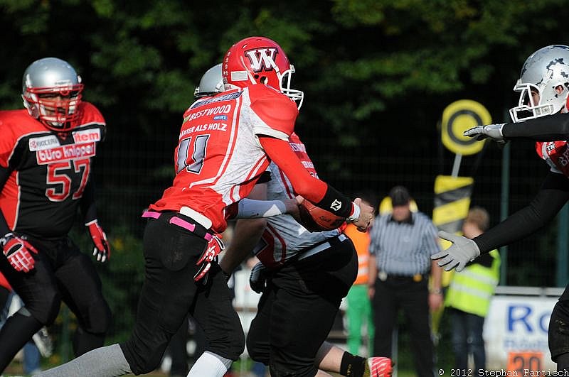 Wuppertal Greyhounds vs. Solingen Paladins II  - 07.10.2012 Wuppertal Greyhounds vs. Solingen Paladins II (6:21) 