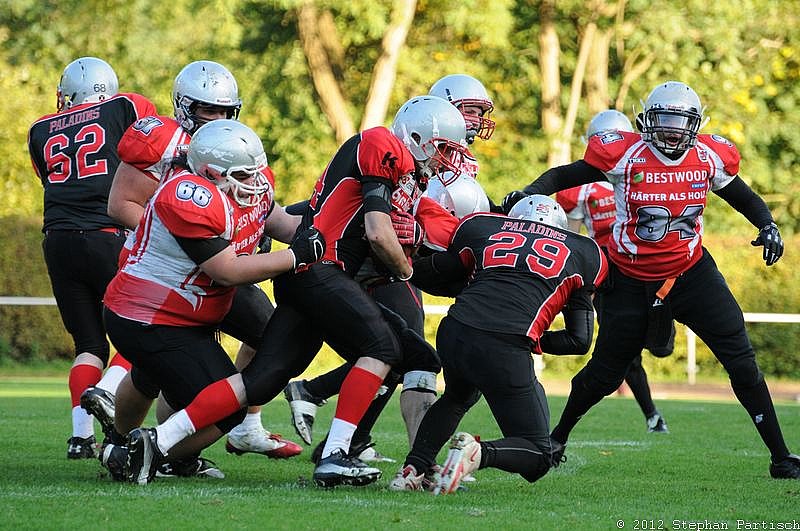 Wuppertal Greyhounds vs. Solingen Paladins II  - 07.10.2012 Wuppertal Greyhounds vs. Solingen Paladins II (6:21) 