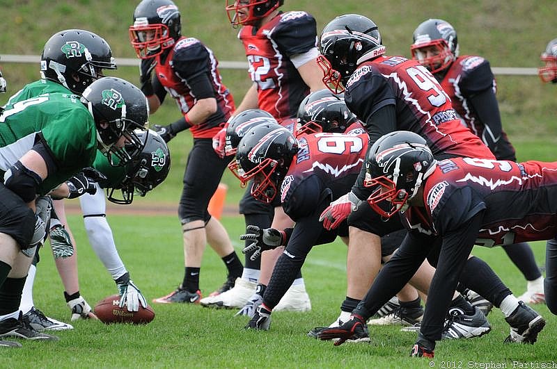 Rheine Raptors vs. Dsseldorf Panther II - 14.10.2012 Relegationsspiel: Rheine Raptors vs. Düsseldorf Panther II (32:41)