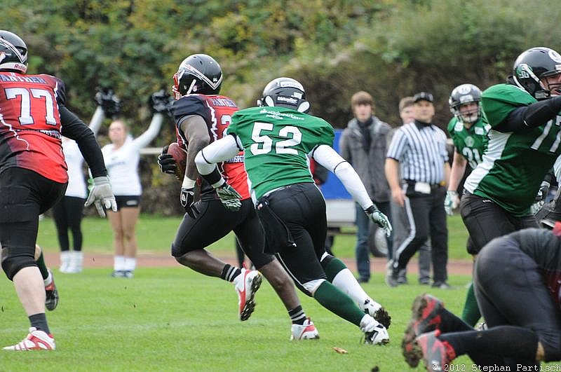 Rheine Raptors vs. Dsseldorf Panther II - 14.10.2012 Relegationsspiel: Rheine Raptors vs. Düsseldorf Panther II (32:41)