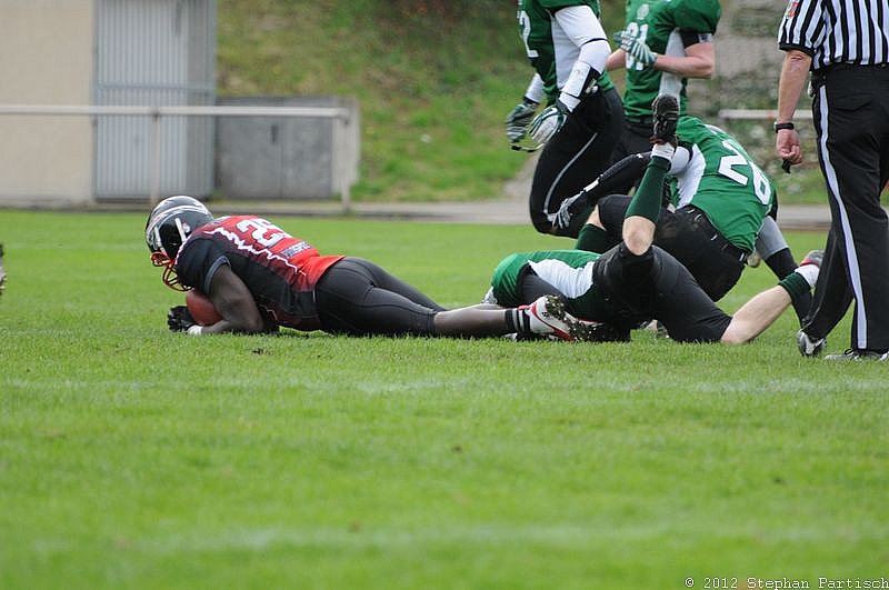 Rheine Raptors vs. Dsseldorf Panther II - 14.10.2012 Relegationsspiel: Rheine Raptors vs. Düsseldorf Panther II (32:41)