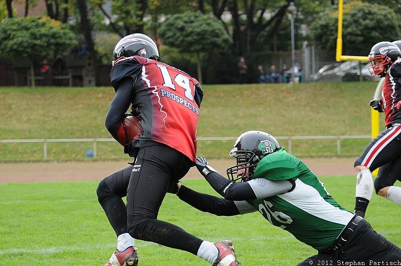 Rheine Raptors vs. Dsseldorf Panther II - 14.10.2012 Relegationsspiel: Rheine Raptors vs. Düsseldorf Panther II (32:41)