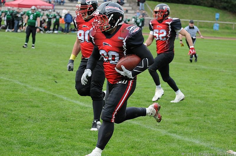 Rheine Raptors vs. Dsseldorf Panther II - 14.10.2012 Relegationsspiel: Rheine Raptors vs. Düsseldorf Panther II (32:41)