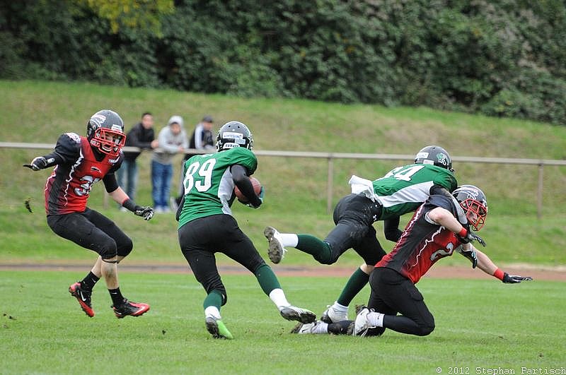 Rheine Raptors vs. Dsseldorf Panther II - 14.10.2012 Relegationsspiel: Rheine Raptors vs. Düsseldorf Panther II (32:41)