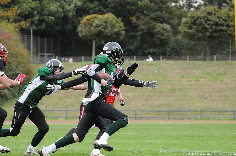 Rheine Raptors vs. Dsseldorf Panther II - 14.10.2012 Relegationsspiel: Rheine Raptors vs. Düsseldorf Panther II (32:41)