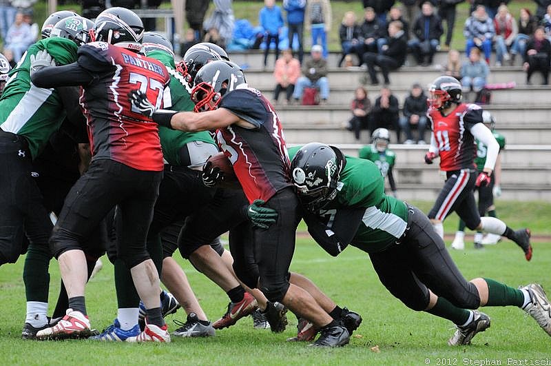 Rheine Raptors vs. Dsseldorf Panther II - 14.10.2012 Relegationsspiel: Rheine Raptors vs. Düsseldorf Panther II (32:41)