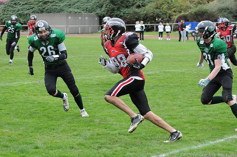 Rheine Raptors vs. Dsseldorf Panther II - 14.10.2012 Relegationsspiel: Rheine Raptors vs. Düsseldorf Panther II (32:41)