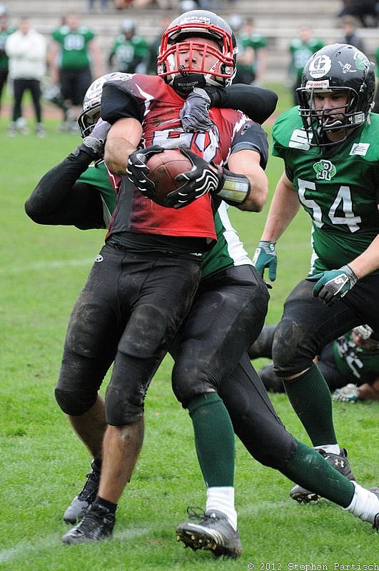Rheine Raptors vs. Dsseldorf Panther II - 14.10.2012 Relegationsspiel: Rheine Raptors vs. Düsseldorf Panther II (32:41)