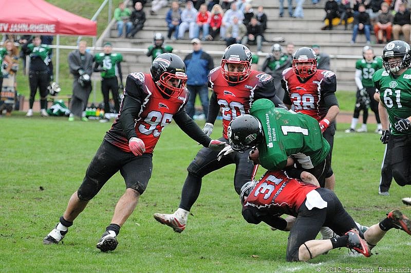 Rheine Raptors vs. Dsseldorf Panther II - 14.10.2012 Relegationsspiel: Rheine Raptors vs. Düsseldorf Panther II (32:41)
