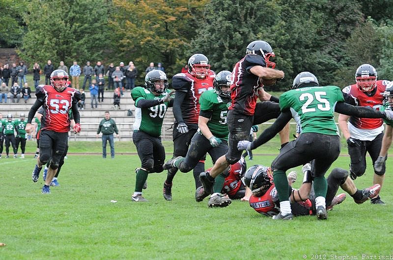Rheine Raptors vs. Dsseldorf Panther II - 14.10.2012 Relegationsspiel: Rheine Raptors vs. Düsseldorf Panther II (32:41)