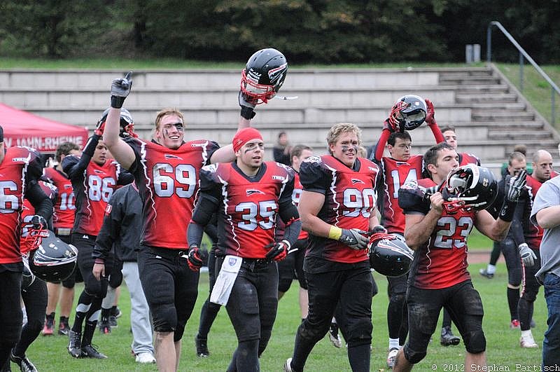 Rheine Raptors vs. Dsseldorf Panther II - 14.10.2012 Relegationsspiel: Rheine Raptors vs. Düsseldorf Panther II (32:41)