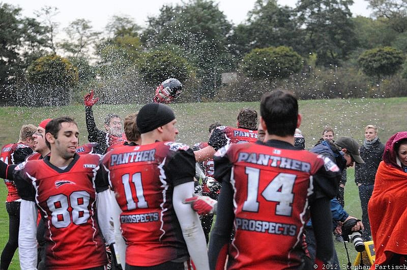 Rheine Raptors vs. Dsseldorf Panther II - 14.10.2012 Relegationsspiel: Rheine Raptors vs. Düsseldorf Panther II (32:41)
