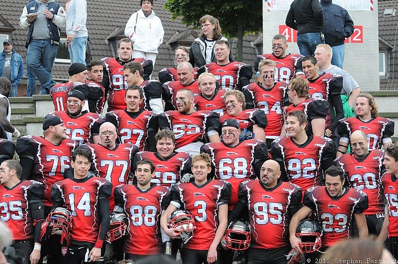 Rheine Raptors vs. Dsseldorf Panther II - 14.10.2012 Relegationsspiel: Rheine Raptors vs. Düsseldorf Panther II (32:41)
