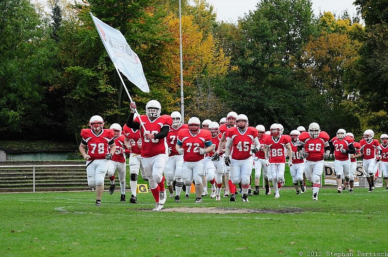 Gelsenkirchen Devils vs Recklinghausen Chargers - 20.10.2012 Gelsenkirchen Devils vs. Recklinghausen Chargers (27:7) 