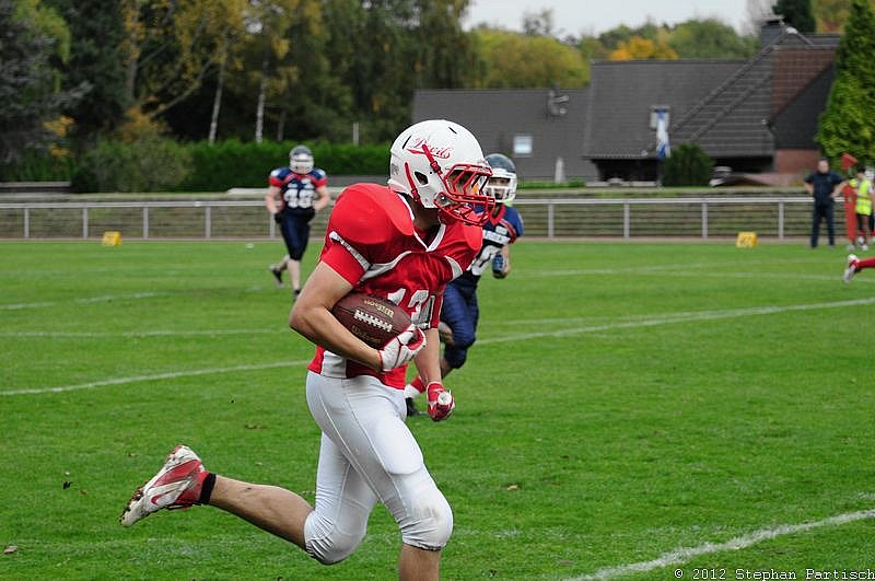 Gelsenkirchen Devils vs Recklinghausen Chargers - 20.10.2012 Gelsenkirchen Devils vs. Recklinghausen Chargers (27:7) 
