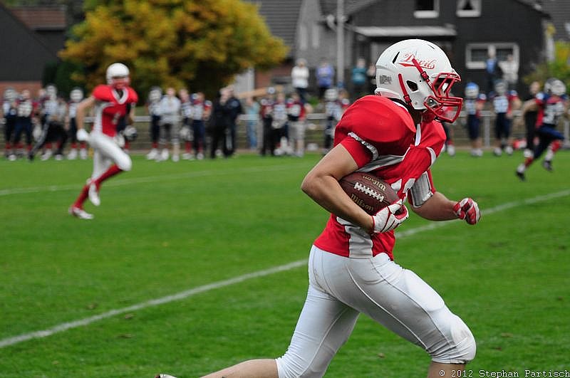 Gelsenkirchen Devils vs Recklinghausen Chargers - 20.10.2012 Gelsenkirchen Devils vs. Recklinghausen Chargers (27:7) 