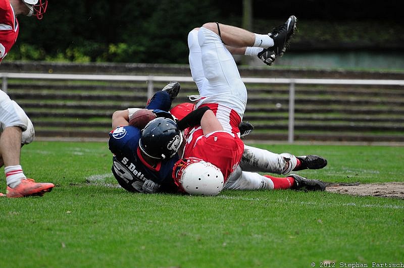 Gelsenkirchen Devils vs Recklinghausen Chargers - 20.10.2012 Gelsenkirchen Devils vs. Recklinghausen Chargers (27:7) 