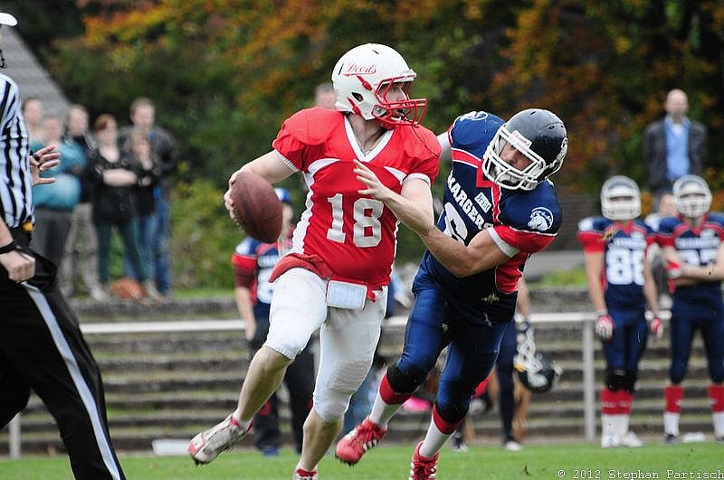 Gelsenkirchen Devils vs Recklinghausen Chargers - 20.10.2012 Gelsenkirchen Devils vs. Recklinghausen Chargers (27:7) 