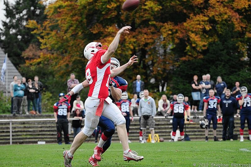 Gelsenkirchen Devils vs Recklinghausen Chargers - 20.10.2012 Gelsenkirchen Devils vs. Recklinghausen Chargers (27:7) 