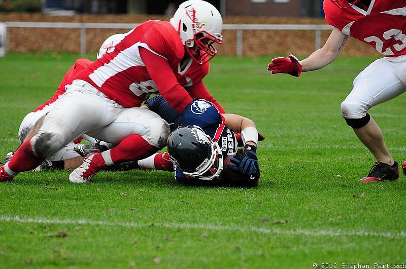 Gelsenkirchen Devils vs Recklinghausen Chargers - 20.10.2012 Gelsenkirchen Devils vs. Recklinghausen Chargers (27:7) 