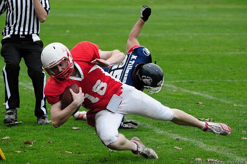 Gelsenkirchen Devils vs Recklinghausen Chargers - 20.10.2012 Gelsenkirchen Devils vs. Recklinghausen Chargers (27:7) 