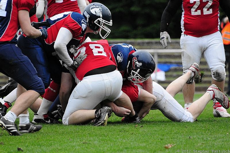 Gelsenkirchen Devils vs Recklinghausen Chargers - 20.10.2012 Gelsenkirchen Devils vs. Recklinghausen Chargers (27:7) 