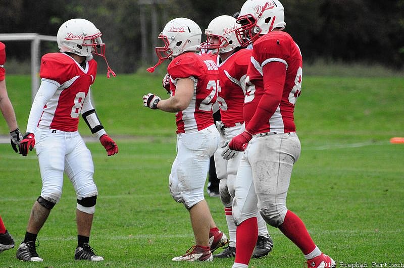 Gelsenkirchen Devils vs Recklinghausen Chargers - 20.10.2012 Gelsenkirchen Devils vs. Recklinghausen Chargers (27:7) 