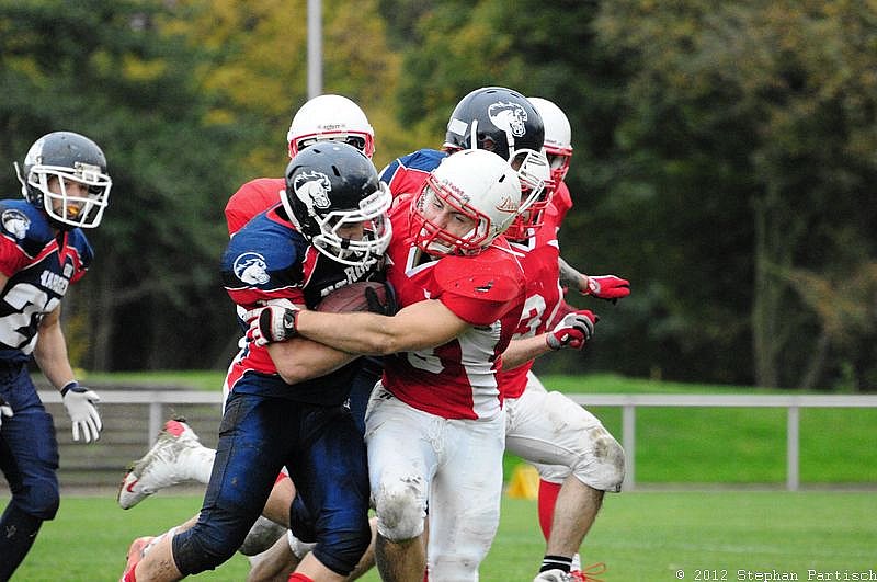 Gelsenkirchen Devils vs Recklinghausen Chargers - 20.10.2012 Gelsenkirchen Devils vs. Recklinghausen Chargers (27:7) 