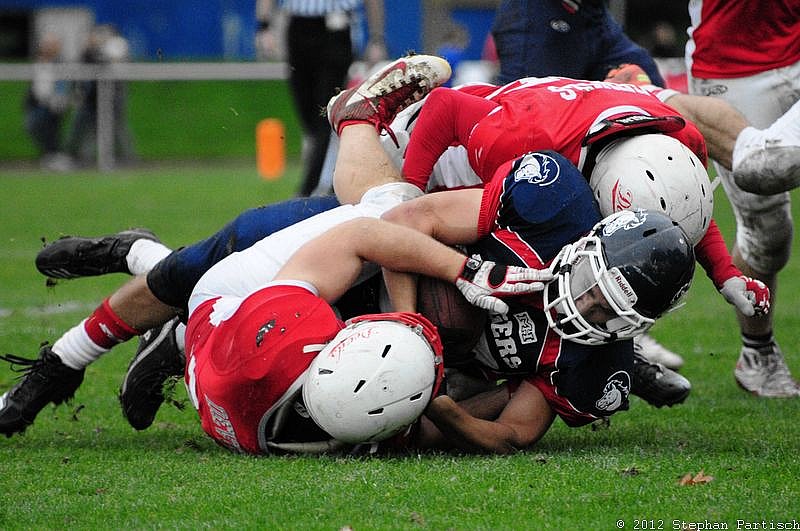 Gelsenkirchen Devils vs Recklinghausen Chargers - 20.10.2012 Gelsenkirchen Devils vs. Recklinghausen Chargers (27:7) 