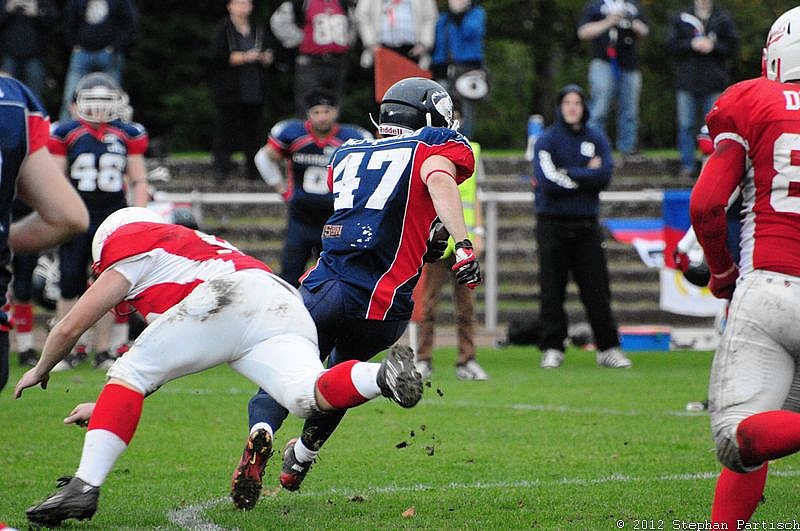 Gelsenkirchen Devils vs Recklinghausen Chargers - 20.10.2012 Gelsenkirchen Devils vs. Recklinghausen Chargers (27:7) 