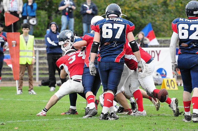 Gelsenkirchen Devils vs Recklinghausen Chargers - 20.10.2012 Gelsenkirchen Devils vs. Recklinghausen Chargers (27:7) 