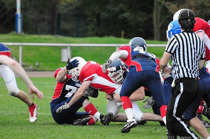 Gelsenkirchen Devils vs Recklinghausen Chargers - 20.10.2012 Gelsenkirchen Devils vs. Recklinghausen Chargers (27:7) 