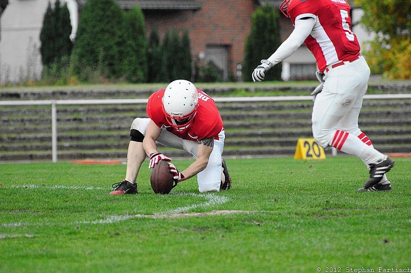 Gelsenkirchen Devils vs Recklinghausen Chargers - 20.10.2012 Gelsenkirchen Devils vs. Recklinghausen Chargers (27:7) 
