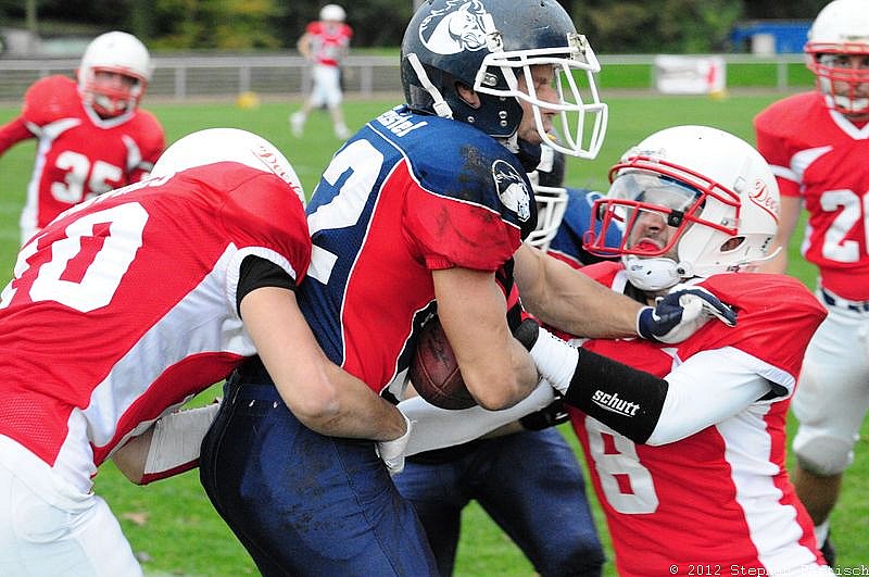 Gelsenkirchen Devils vs Recklinghausen Chargers - 20.10.2012 Gelsenkirchen Devils vs. Recklinghausen Chargers (27:7) 