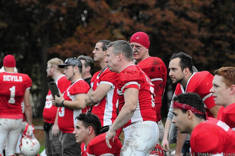 Gelsenkirchen Devils vs Recklinghausen Chargers - 20.10.2012 Gelsenkirchen Devils vs. Recklinghausen Chargers (27:7) 