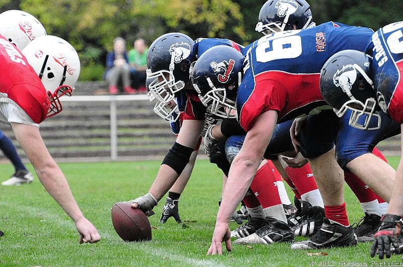 Gelsenkirchen Devils vs Recklinghausen Chargers - 20.10.2012 Gelsenkirchen Devils vs. Recklinghausen Chargers (27:7) 