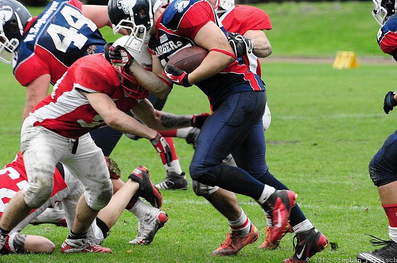 Gelsenkirchen Devils vs Recklinghausen Chargers - 20.10.2012 Gelsenkirchen Devils vs. Recklinghausen Chargers (27:7) 