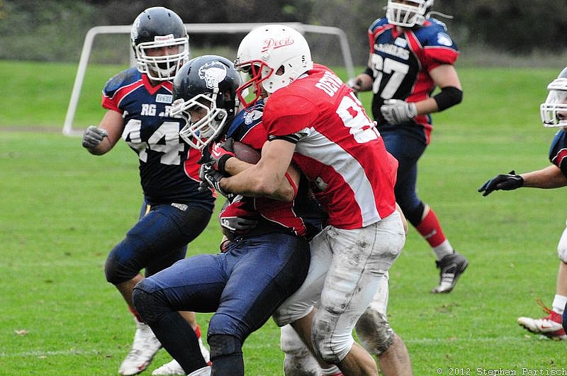 Gelsenkirchen Devils vs Recklinghausen Chargers - 20.10.2012 Gelsenkirchen Devils vs. Recklinghausen Chargers (27:7) 