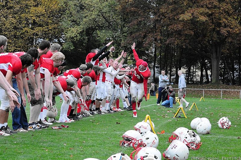 Gelsenkirchen Devils vs Recklinghausen Chargers - 20.10.2012 Gelsenkirchen Devils vs. Recklinghausen Chargers (27:7) 